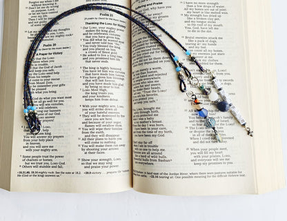 Fighting Fear 2-Strand Beaded Bookmark
