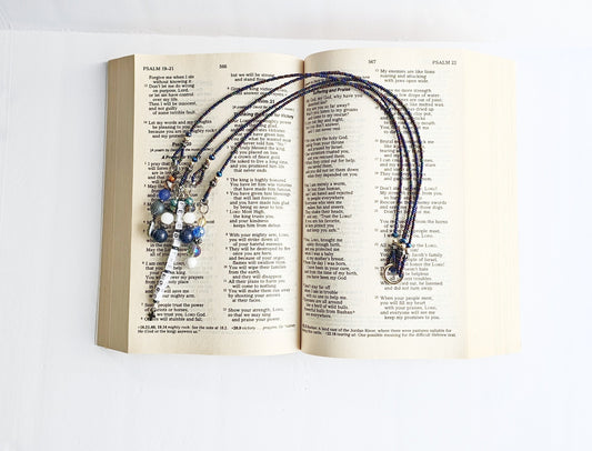 Fighting Fear 4-Strand Beaded Bookmark