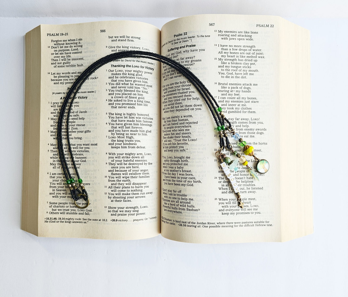 Wisdom Tree of Life 3-Strand Beaded Bookmark