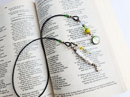 Wisdom Tree of Life Single Strand Beaded Bookmark