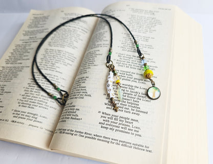 Wisdom Tree of Life 2-Strand Beaded Bookmark