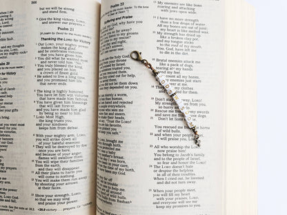 Wisdom Tree of Life 2-Strand Beaded Bookmark