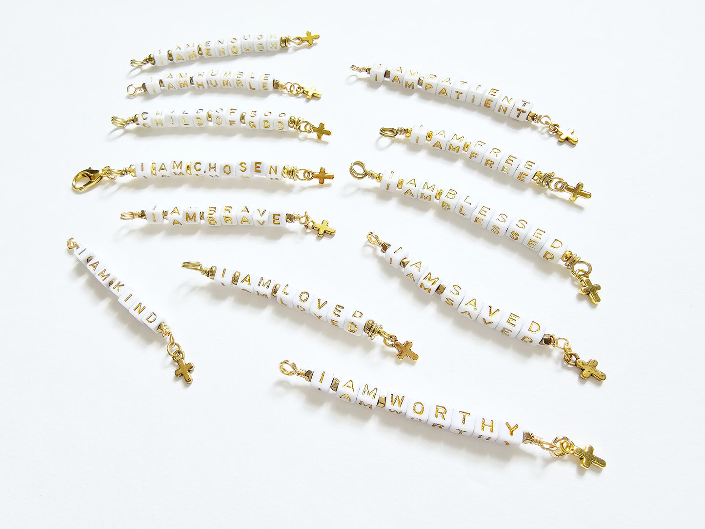 Word Charm Clip-On