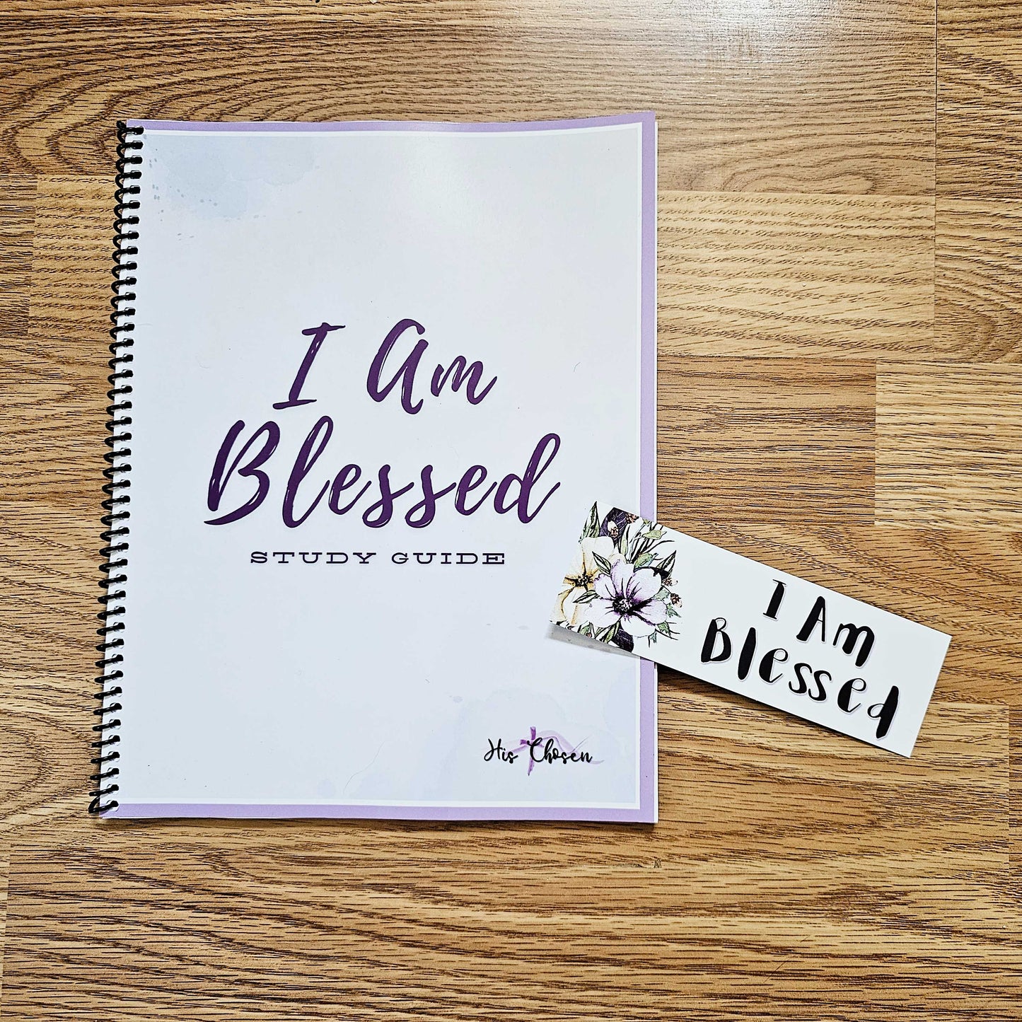 I Am Blessed Bible Study Guide - Beatitudes Women's group workbook, Matthew 5 New Testament, Christian study set, spiral bound study journal