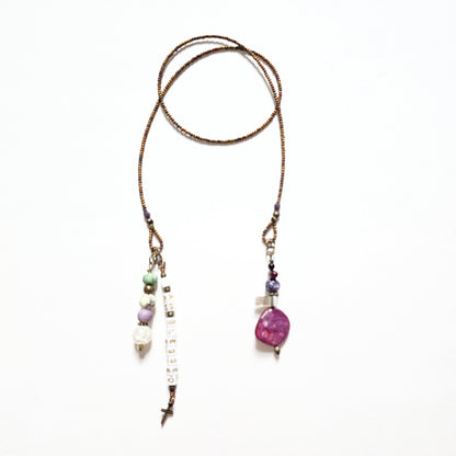 I Am Blessed Single Strand Beaded Bible Bookmark