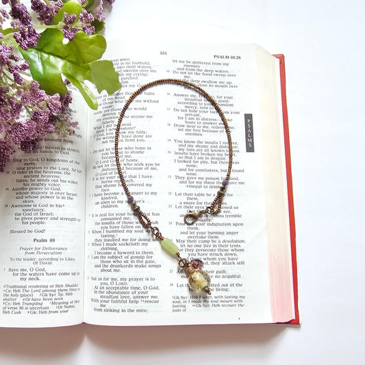 Beaded Bookmark Half-Strand Clip-on Custom