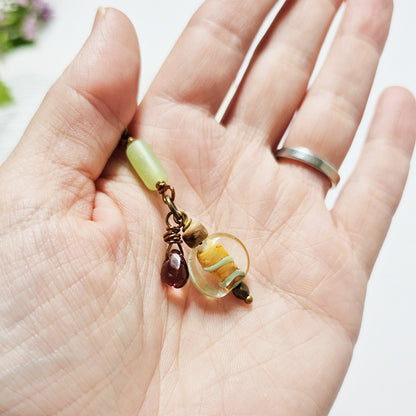 I Am Blessed Half-Strand Clip-on Beaded Bookmark