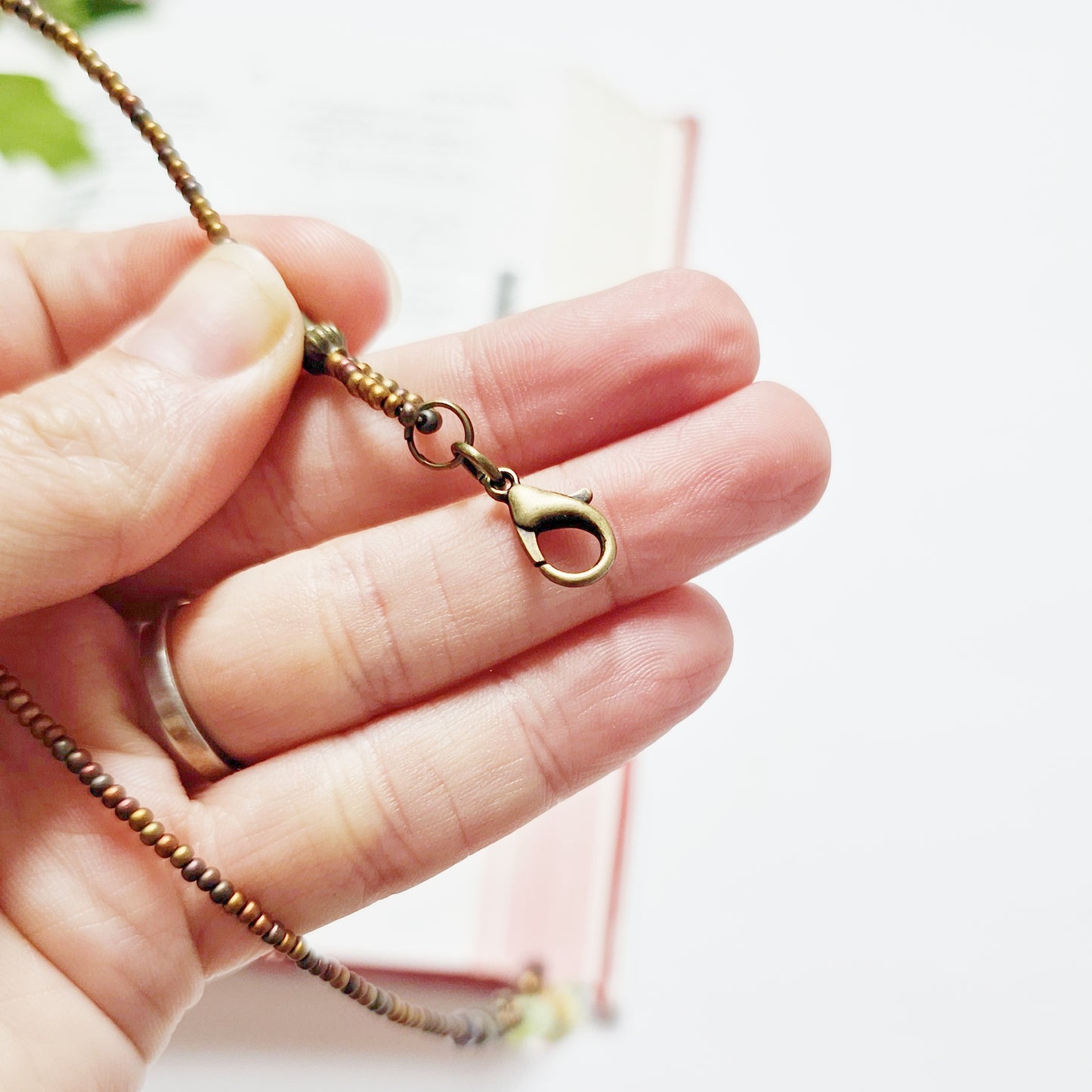 Beaded Bookmark Half-Strand Clip-on Custom