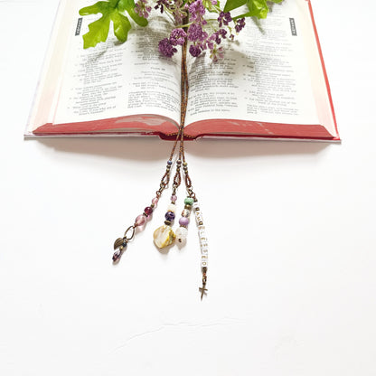 I Am Blessed 3-Strand Beaded Bible Bookmark