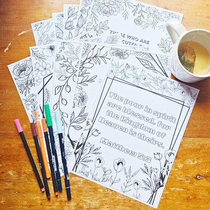 I Am Blessed Bible Journaling Sticker set