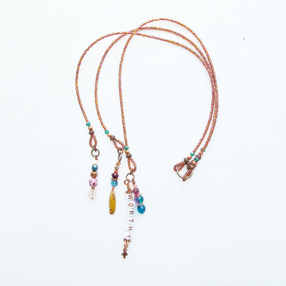 I Am Worthy 3-Strand Beaded Bible Bookmark