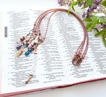 I Am Worthy 5-Strand Beaded Bible Bookmark