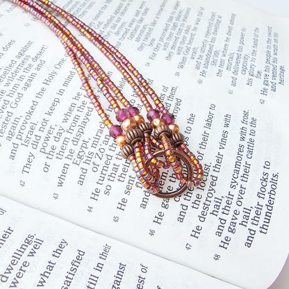 I Am Worthy 5-Strand Beaded Bible Bookmark