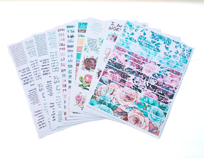 I Am Worthy Bible Journaling Sticker set