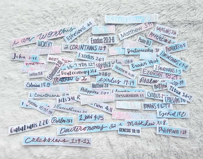 I Am Worthy Bible Journaling Sticker set