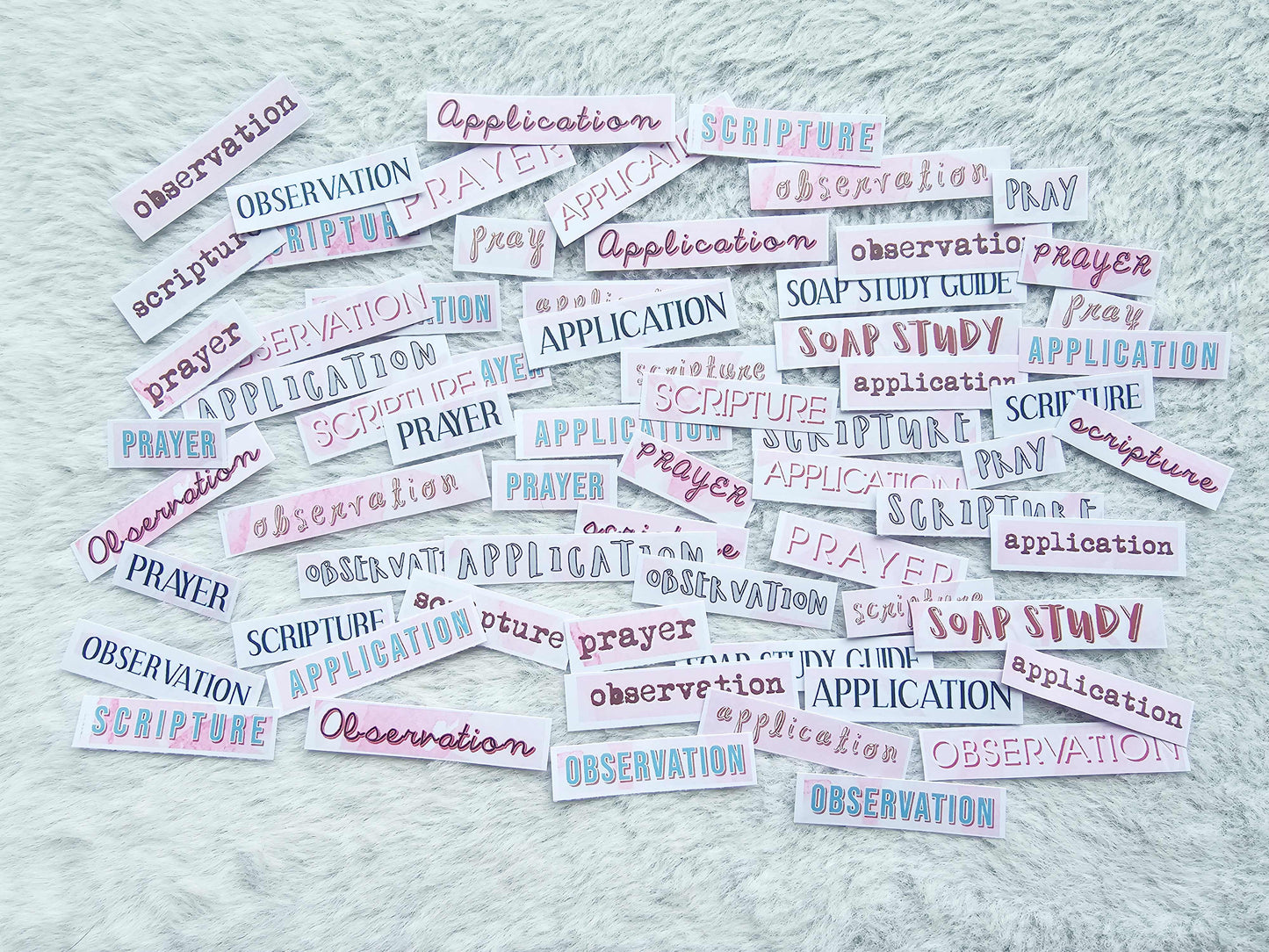 I Am Worthy Bible Journaling Sticker set