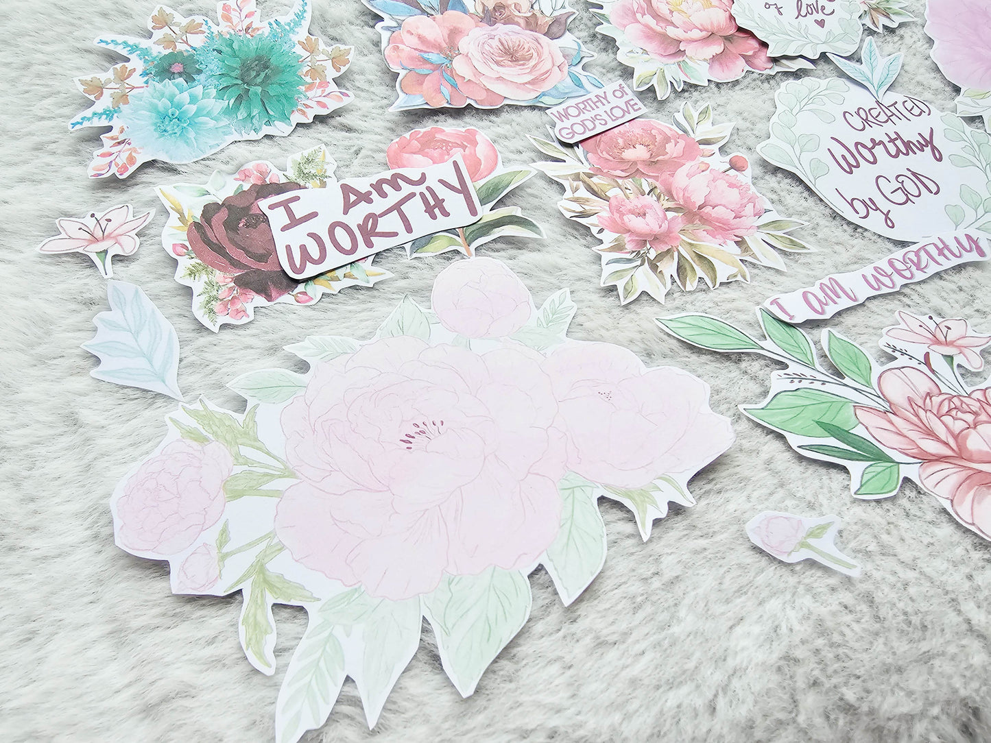 I Am Worthy Bible Journaling Sticker set