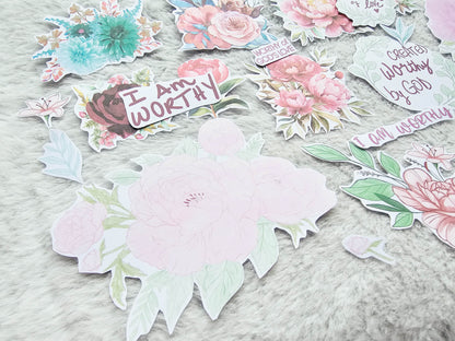 I Am Worthy Bible Journaling Sticker set