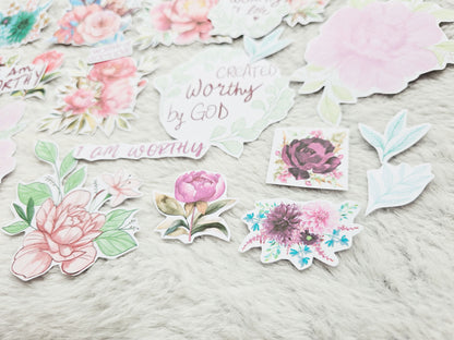 I Am Worthy Bible Journaling Sticker set