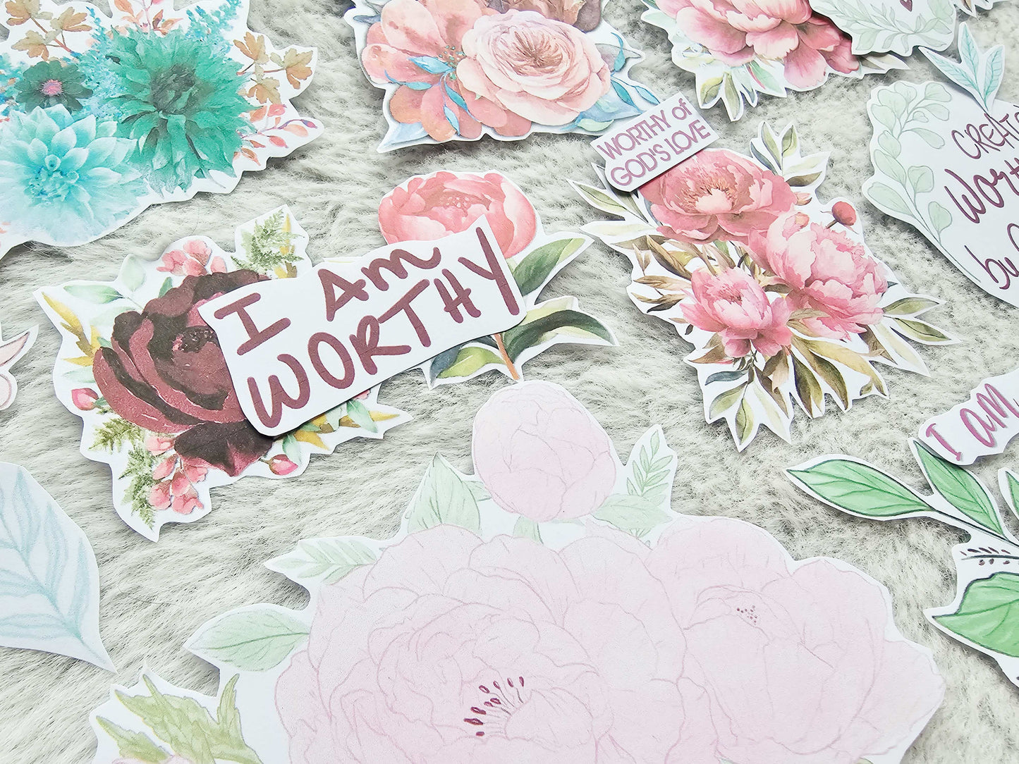 I Am Worthy Bible Journaling Sticker set