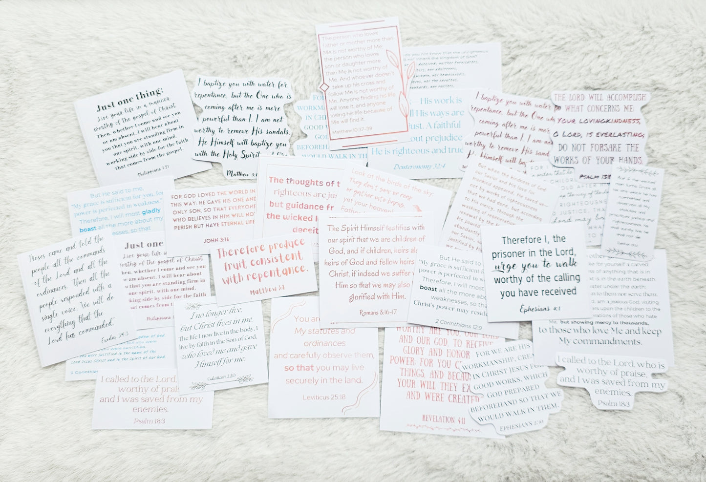 I Am Worthy Bible Journaling Sticker set