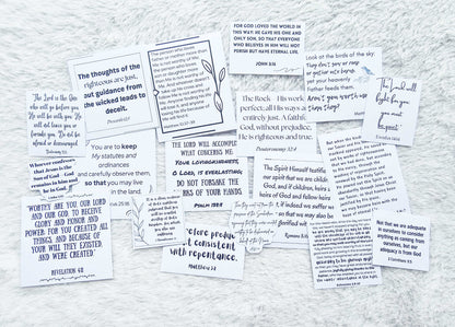 I Am Worthy Bible Journaling Sticker set