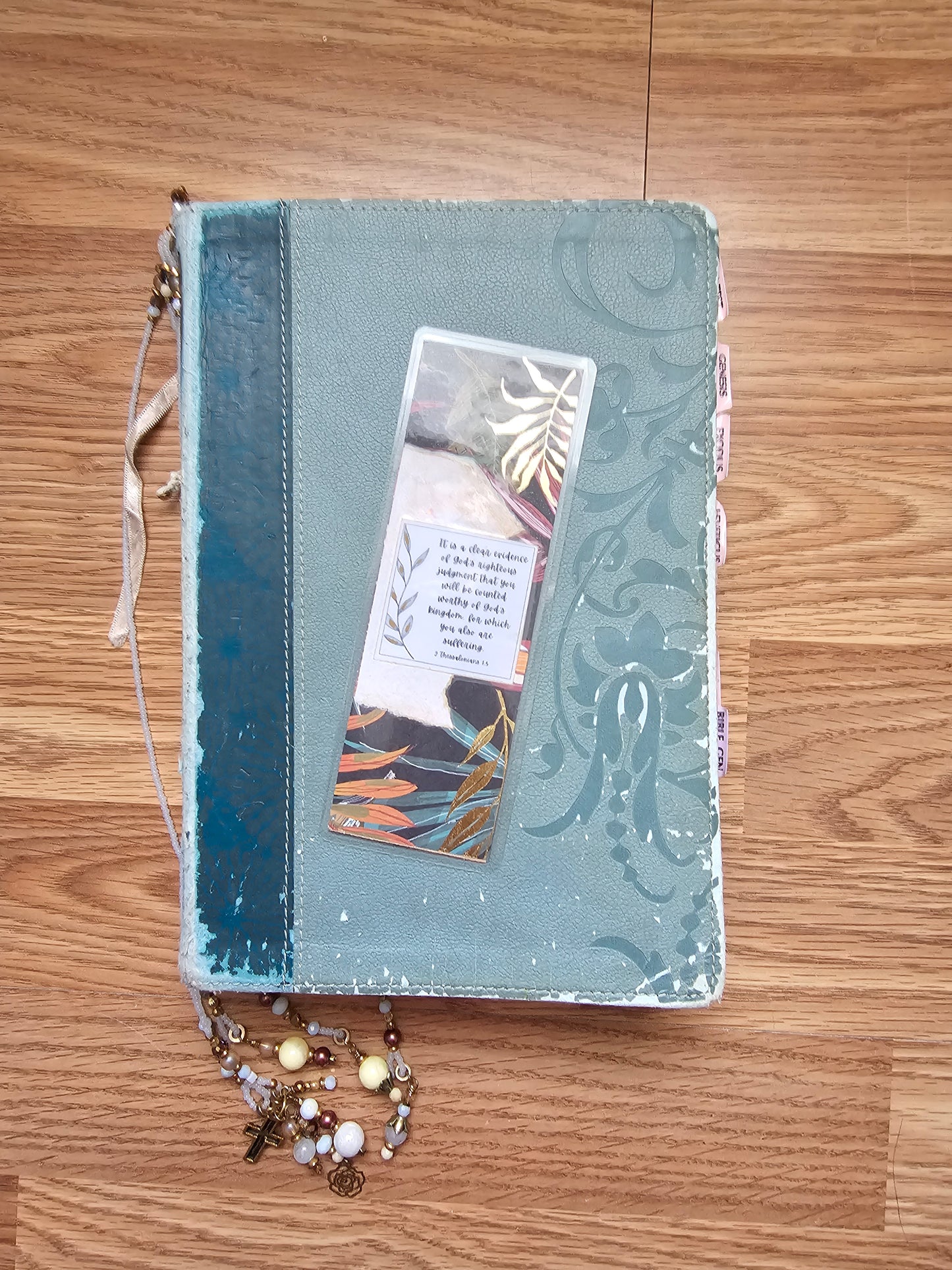 I Am Worthy Bookmark Handmade OOAK