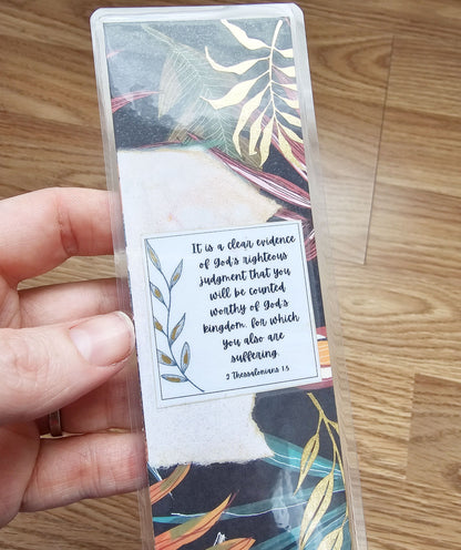 I Am Worthy Bookmark Handmade OOAK