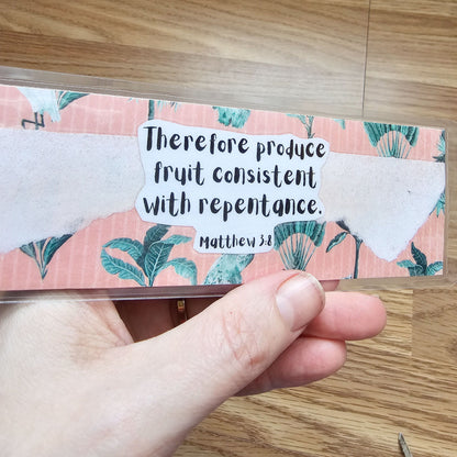 I Am Worthy Bookmark Handmade OOAK