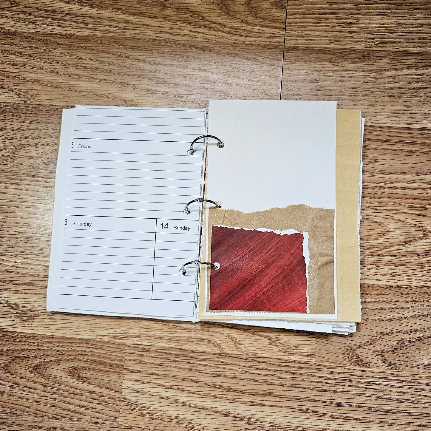 I Am Redeemed Creative bible study Handmade Journal Kit with Ephemera
