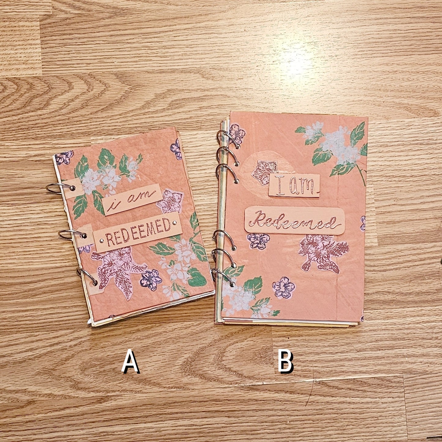 I Am Redeemed Creative bible study Handmade Journal Kit with Ephemera