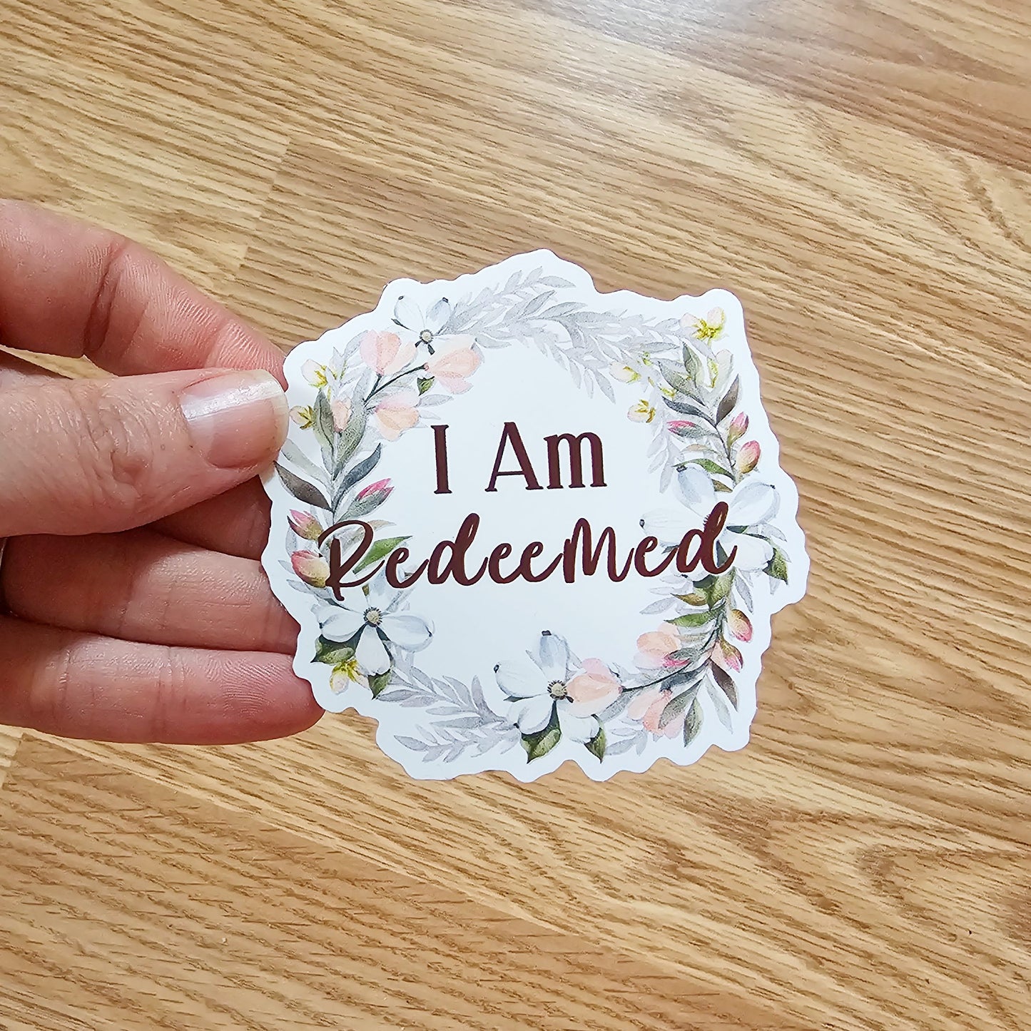 I Am Redeemed Vinyl Stickers - 3 pack