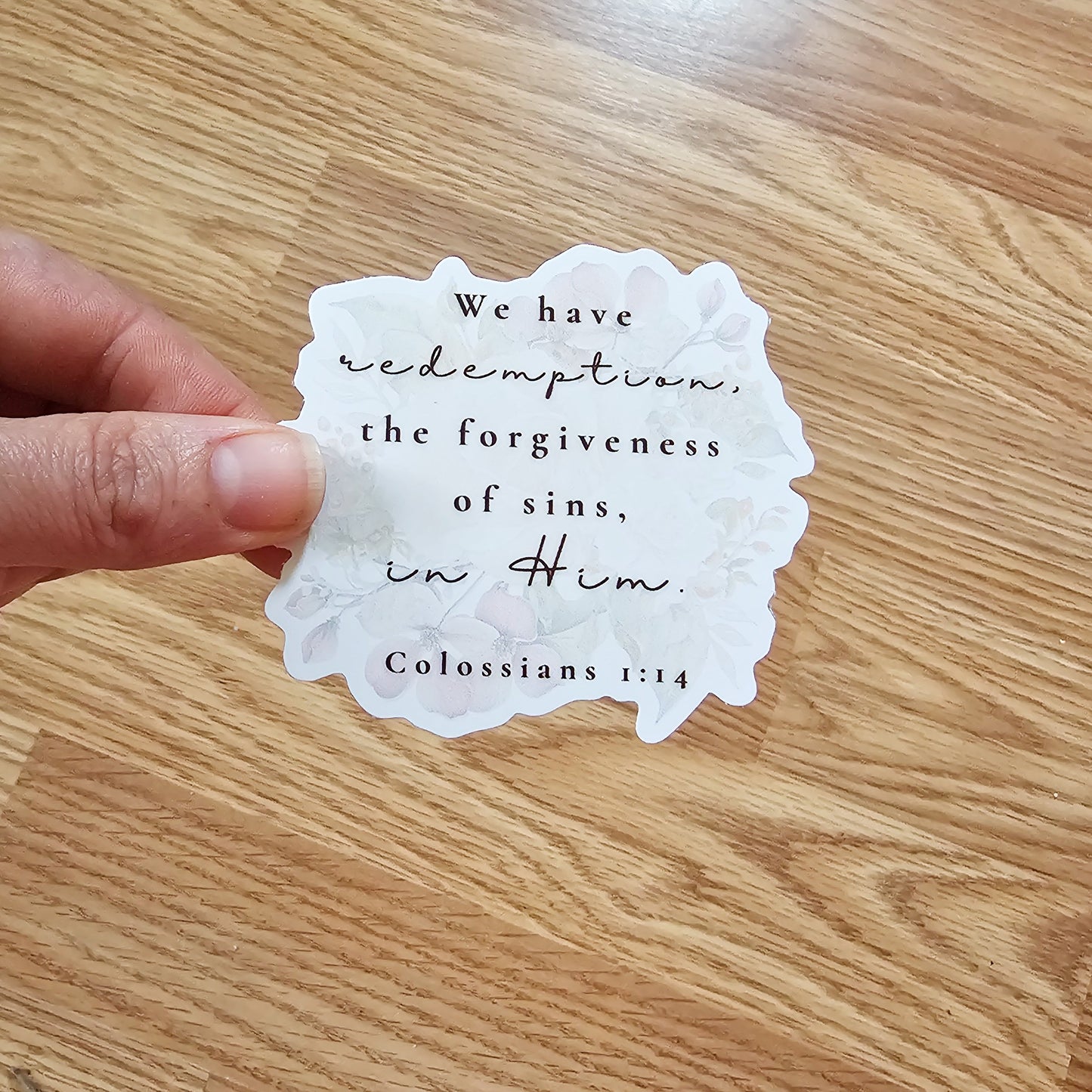 I Am Redeemed Vinyl Stickers - 3 pack