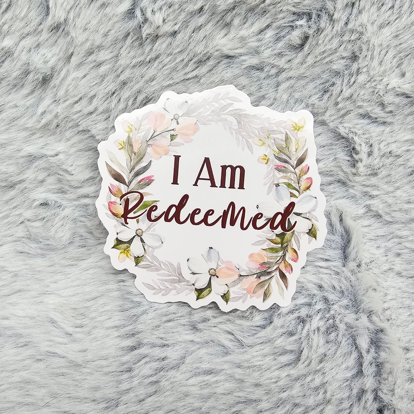 I Am Redeemed Vinyl Stickers - 3 pack