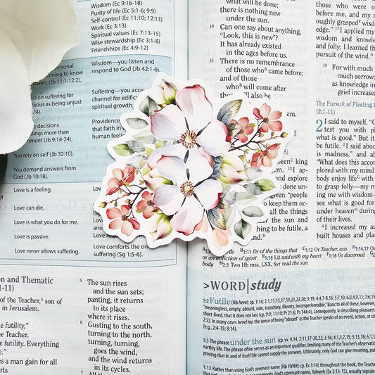 Dogwood Floral Vinyl Sticker Decal