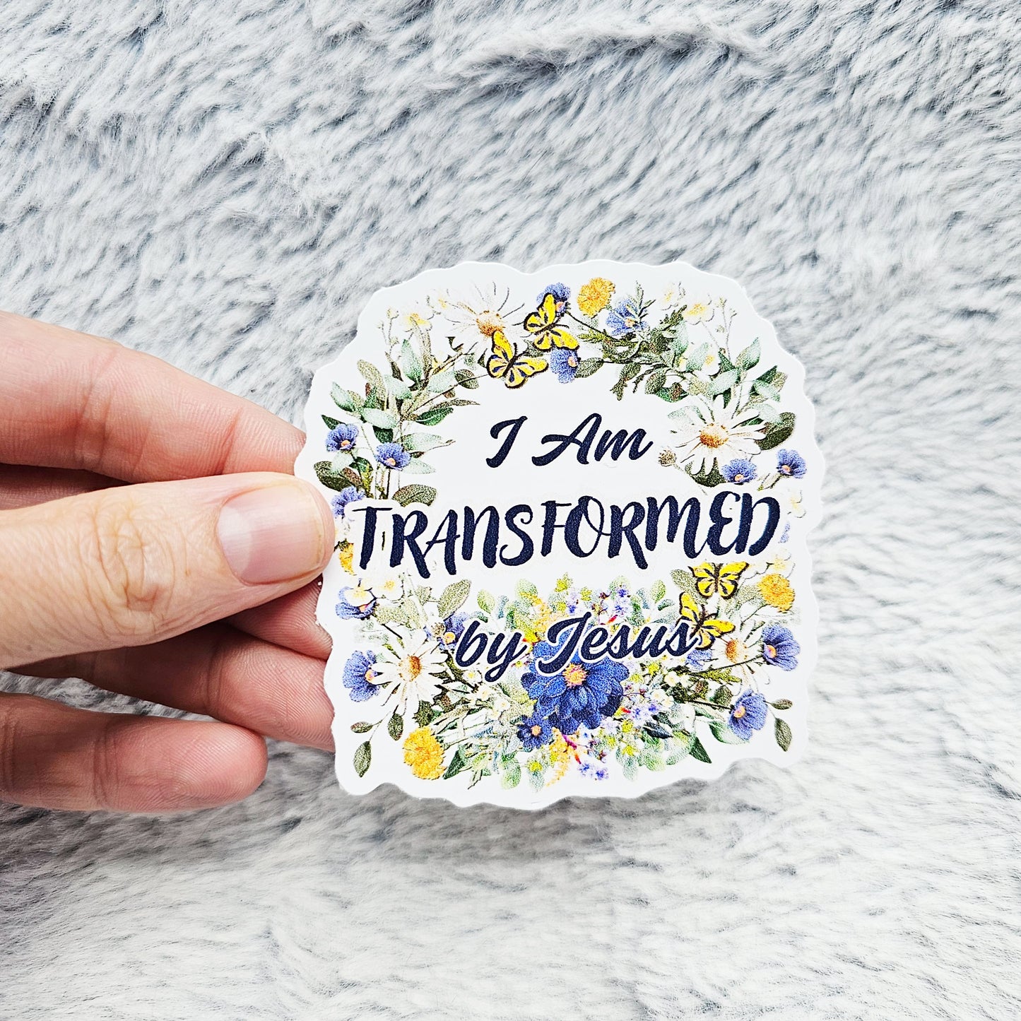 I Am Transformed Vinyl Sticker Decal 3-Pack