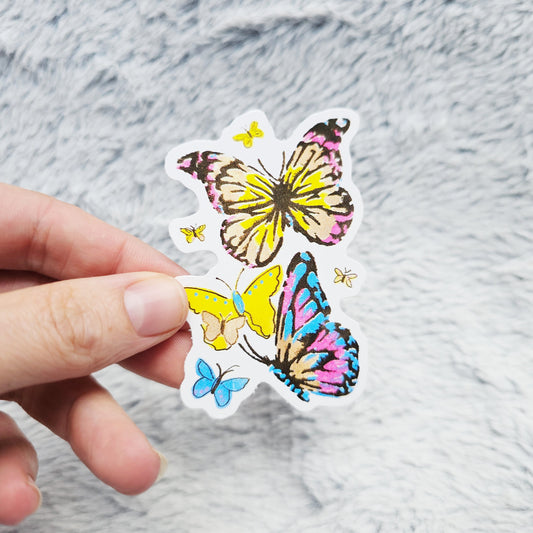 Bright Butterflies Vinyl Sticker Decal