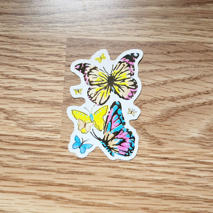 Bright Butterflies Vinyl Sticker Decal