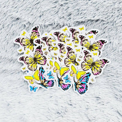 Bright Butterflies Vinyl Sticker Decal