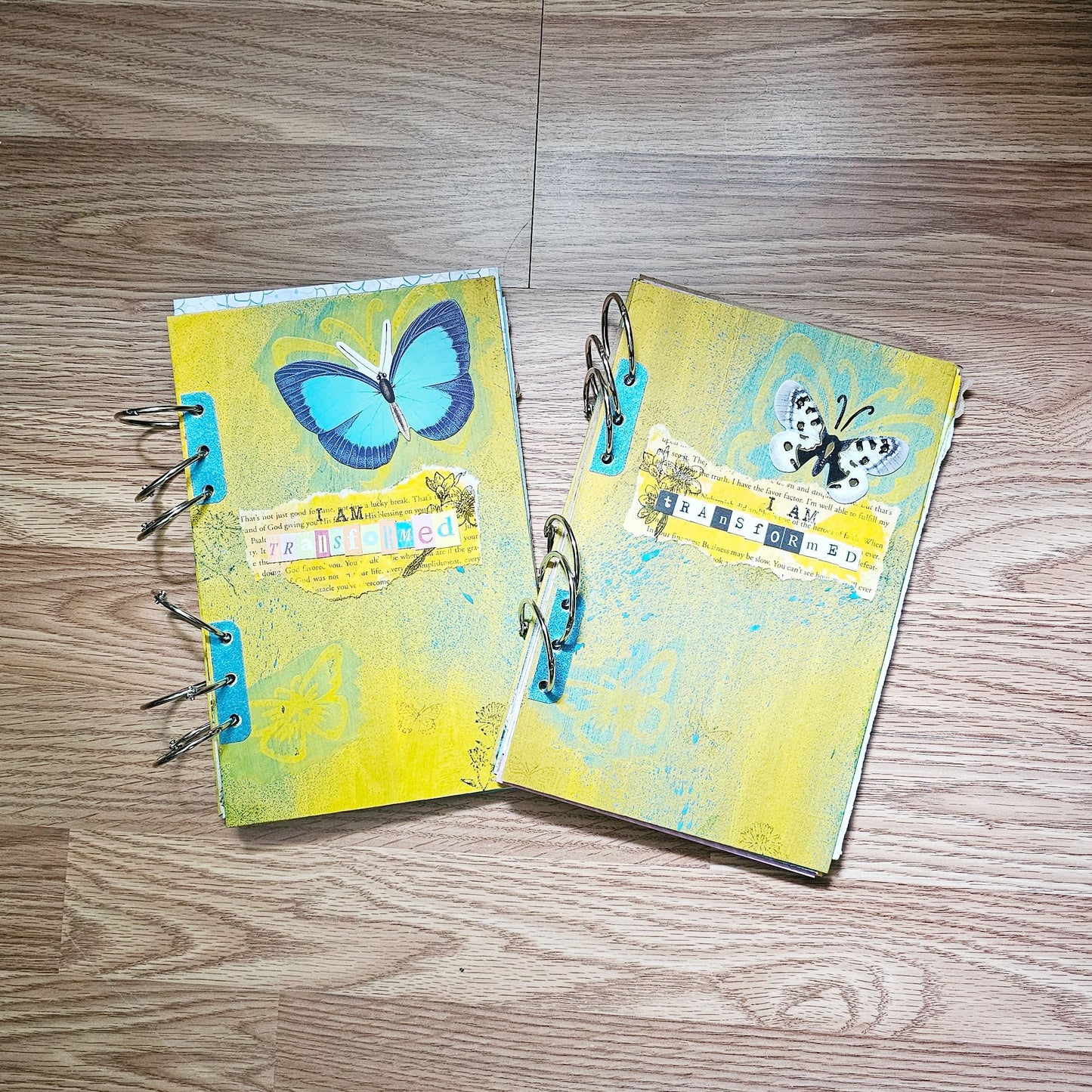 I Am Transformed Creative bible study Handmade Journal Kit with Ephemera