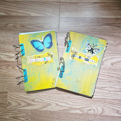 I Am Transformed Creative bible study Handmade Journal Kit with Ephemera