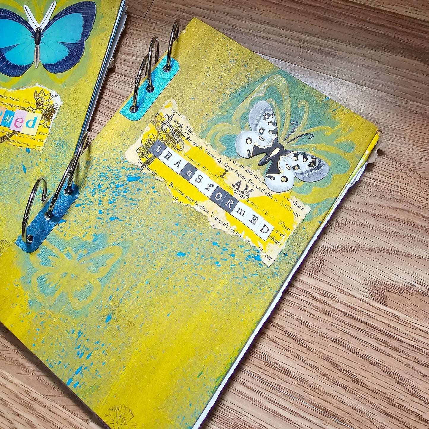 I Am Transformed Creative bible study Handmade Journal Kit with Ephemera