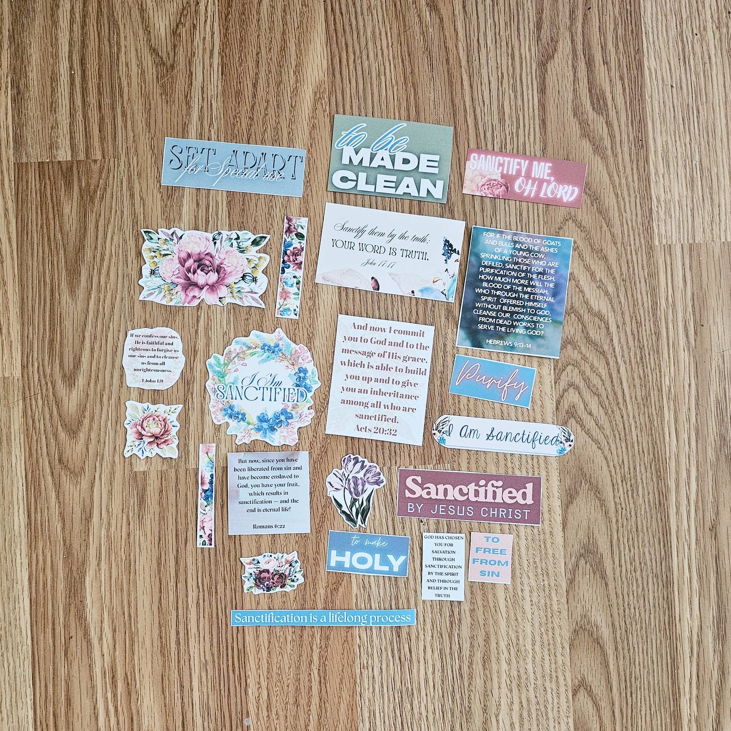 I Am Sanctified SOAP Bible Study pack for Christian Women