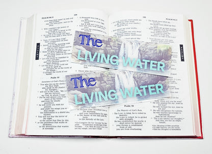The Living Water Bible Study Bookmark