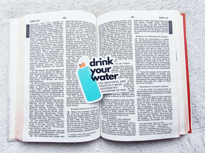Drink Your Water Vinyl Stickers