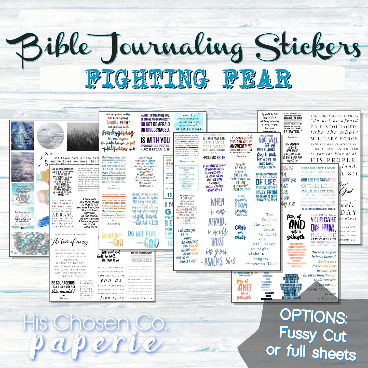 Fighting Fear Bible Journal Kit