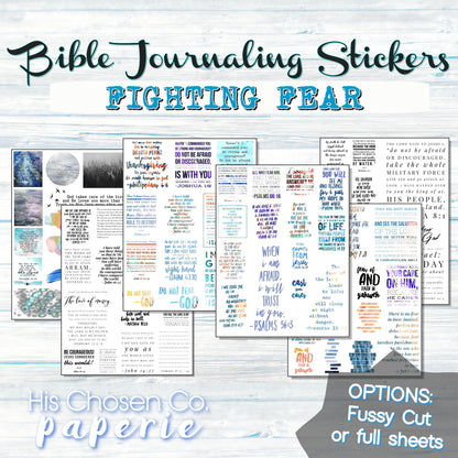Fighting Fear Bible Journal Kit