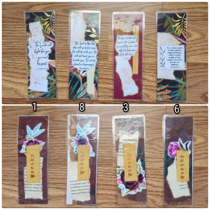I Am Worthy Bookmark Handmade OOAK