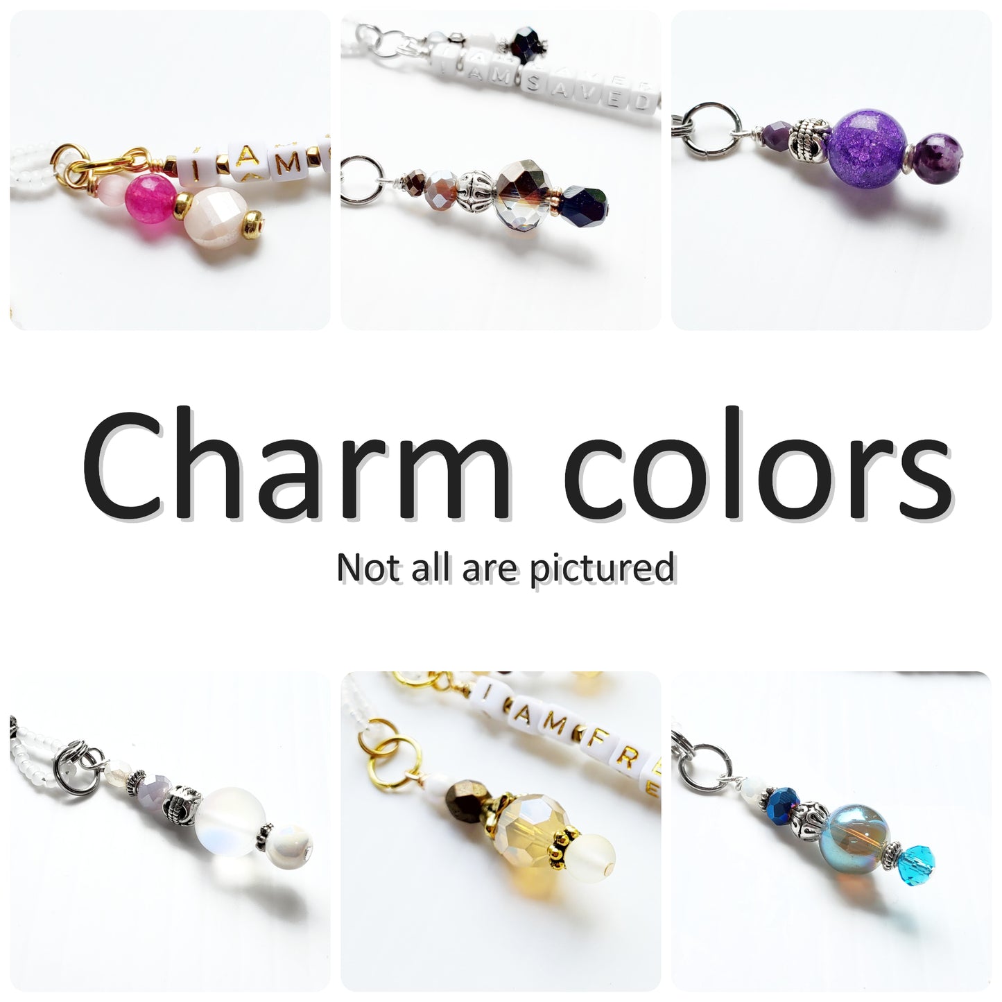 Word Charm Clip-On