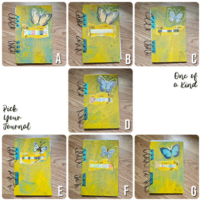 I Am Transformed Creative bible study Handmade Journal Kit with Ephemera